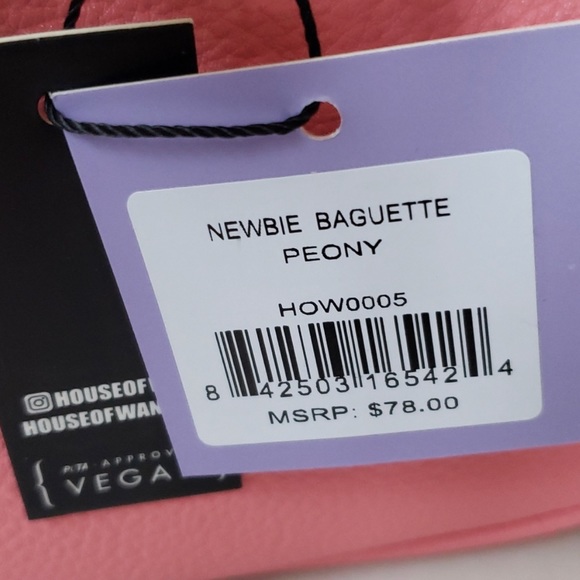 House of Want Womens Newbie Chain Link Strap Handbag Peony Size One Size - Picture 8 of 9